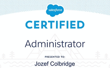 Jozef_Colbridge_Salesforce_Certified_Administrator and Developer